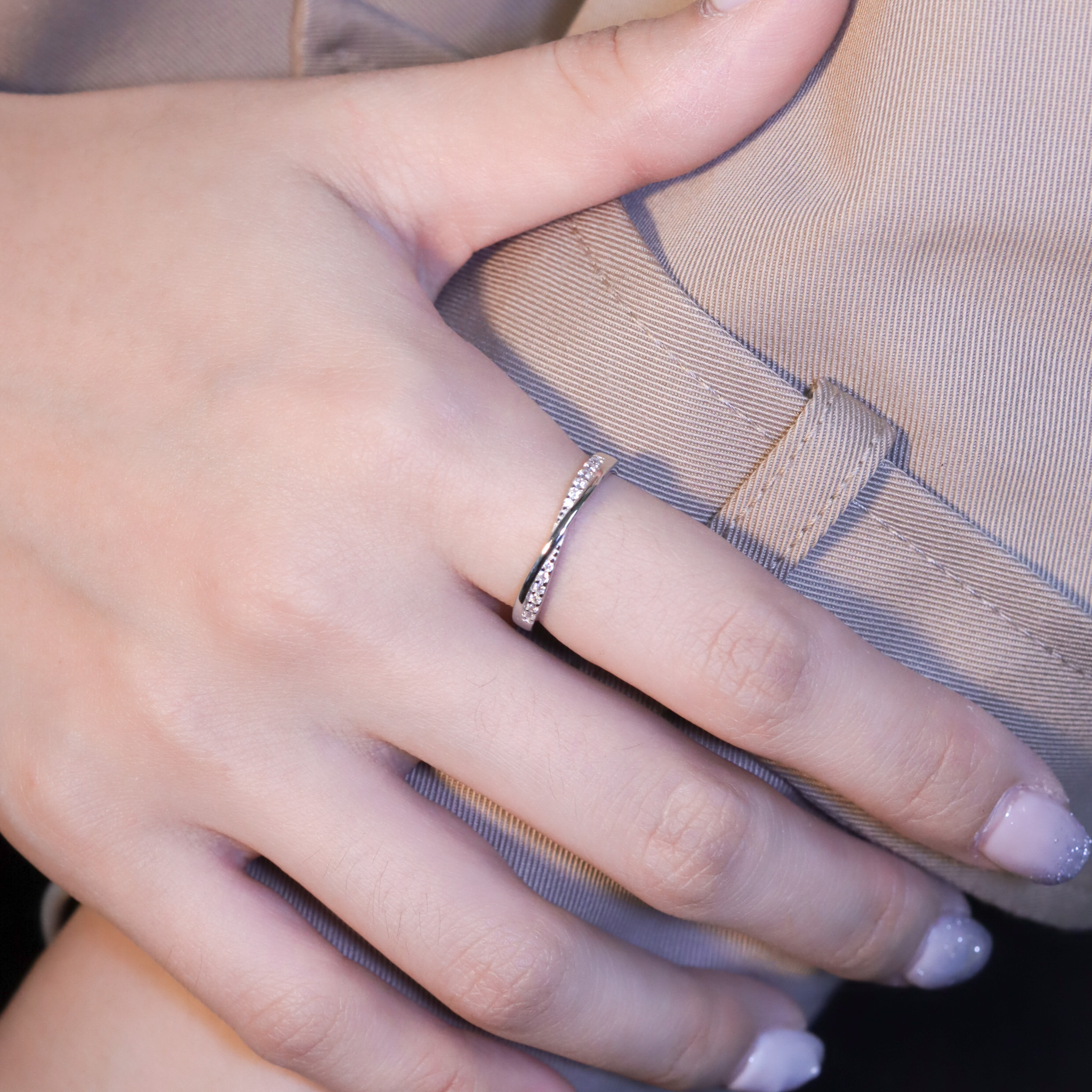 | 925純銀 | 擦肩而遇戒指 | RI0732 |