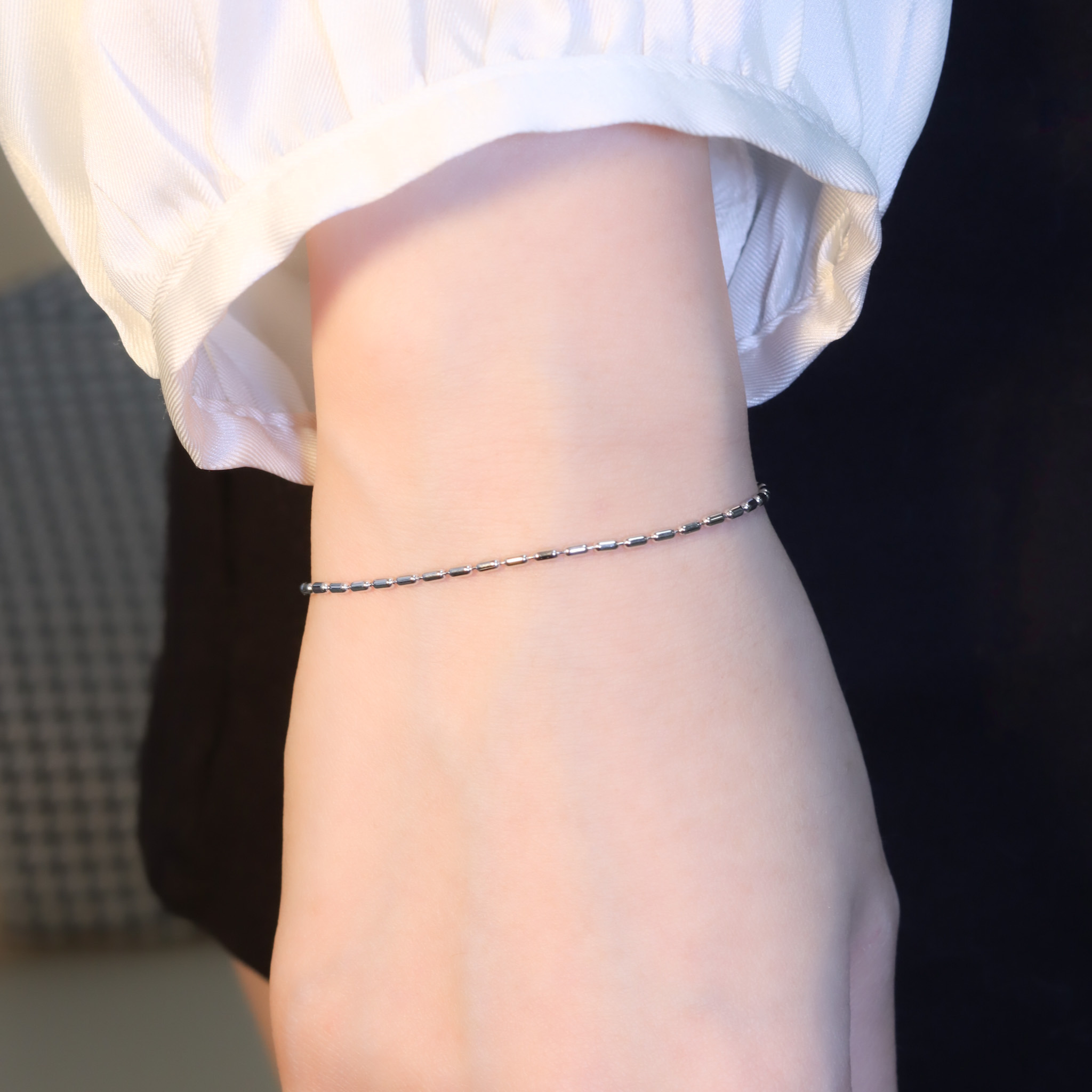 | 925純銀・白金 | 持續進行中手鏈 | BR1152 |