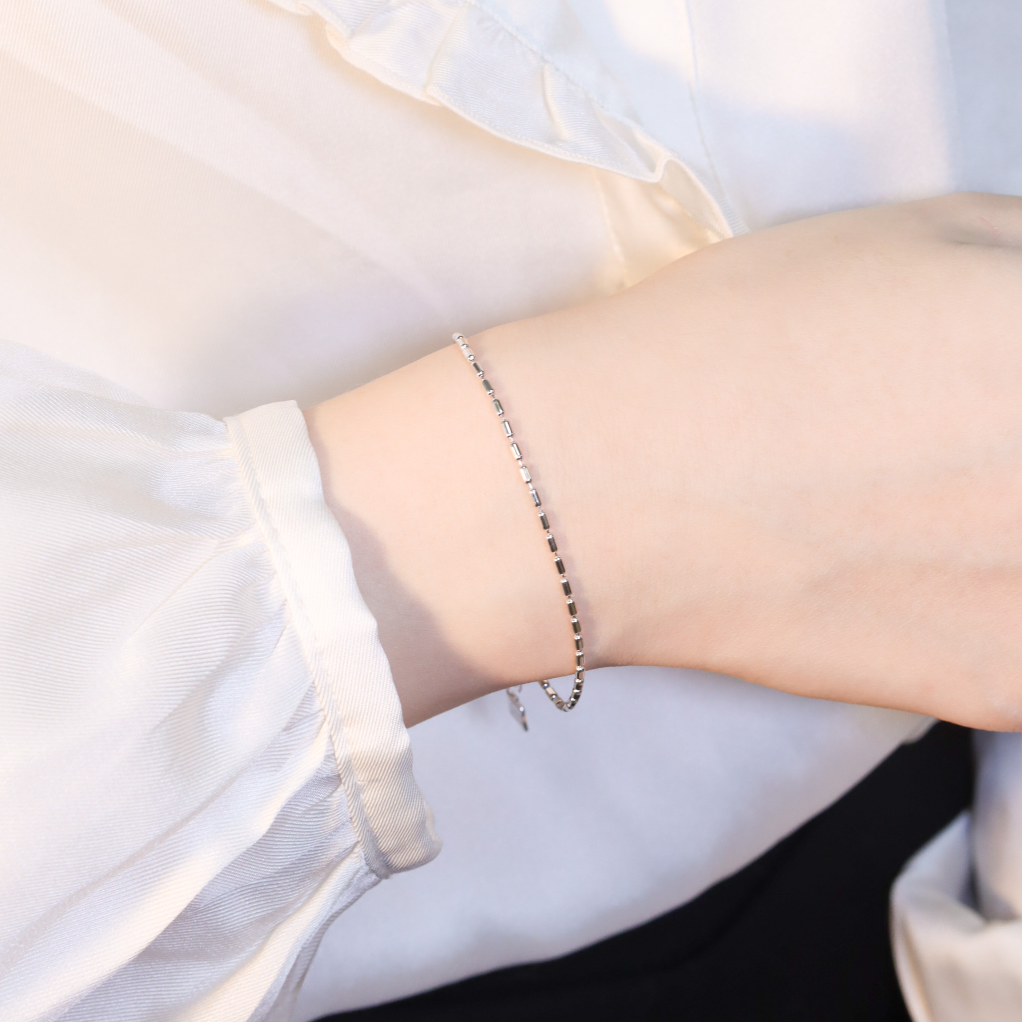 | 925純銀・白金 | 持續進行中手鏈 | BR1152 |