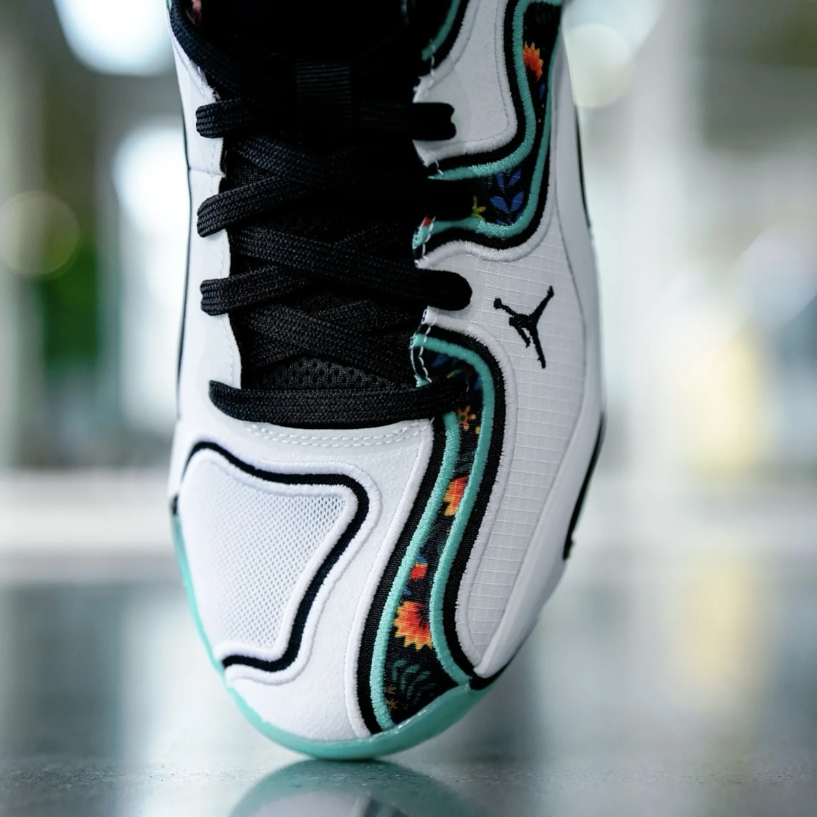 Nike Air Jordan Tatum 3 PF Welcome to the Garden 白黑綠小花 果凍底 實戰籃球鞋