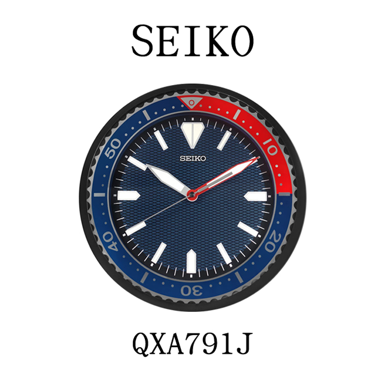 (預購)【SEIKO 日本精工】 QXA791J QXA791K 水鬼造型 質感 掃描式機芯 掛鐘 時鐘