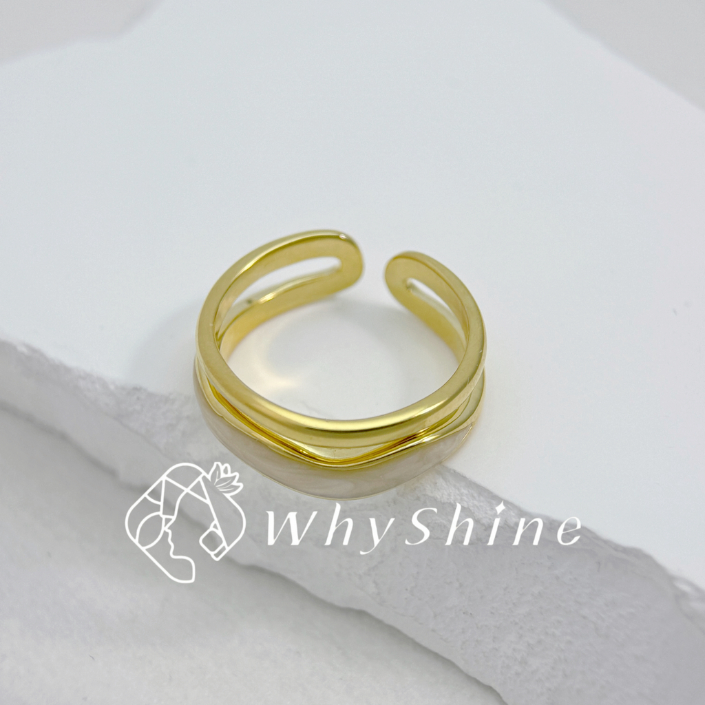 不規則弧形戒指