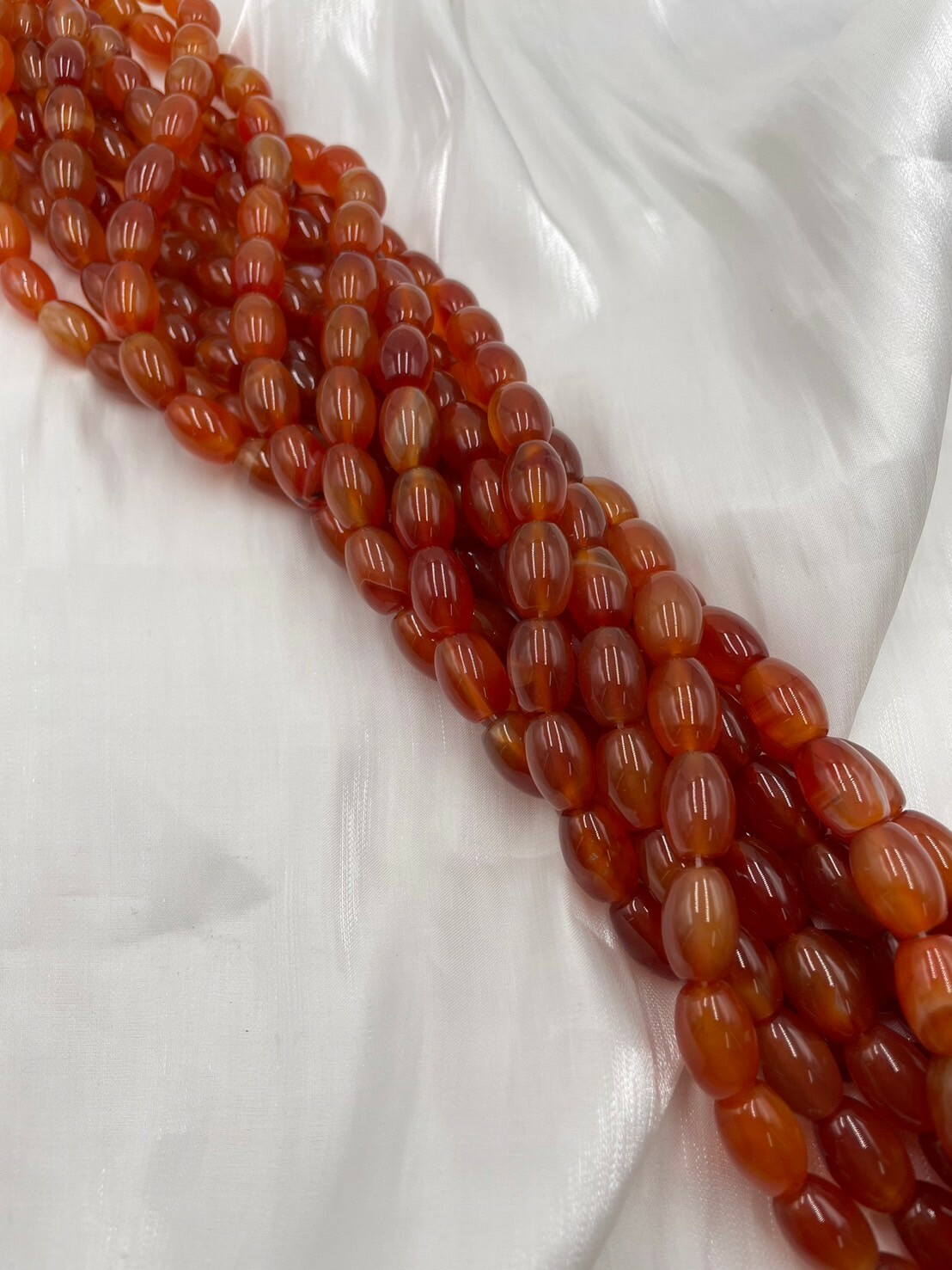 條-No.26亮面橢圓深大瑪瑙珠10mm*14mm約28顆