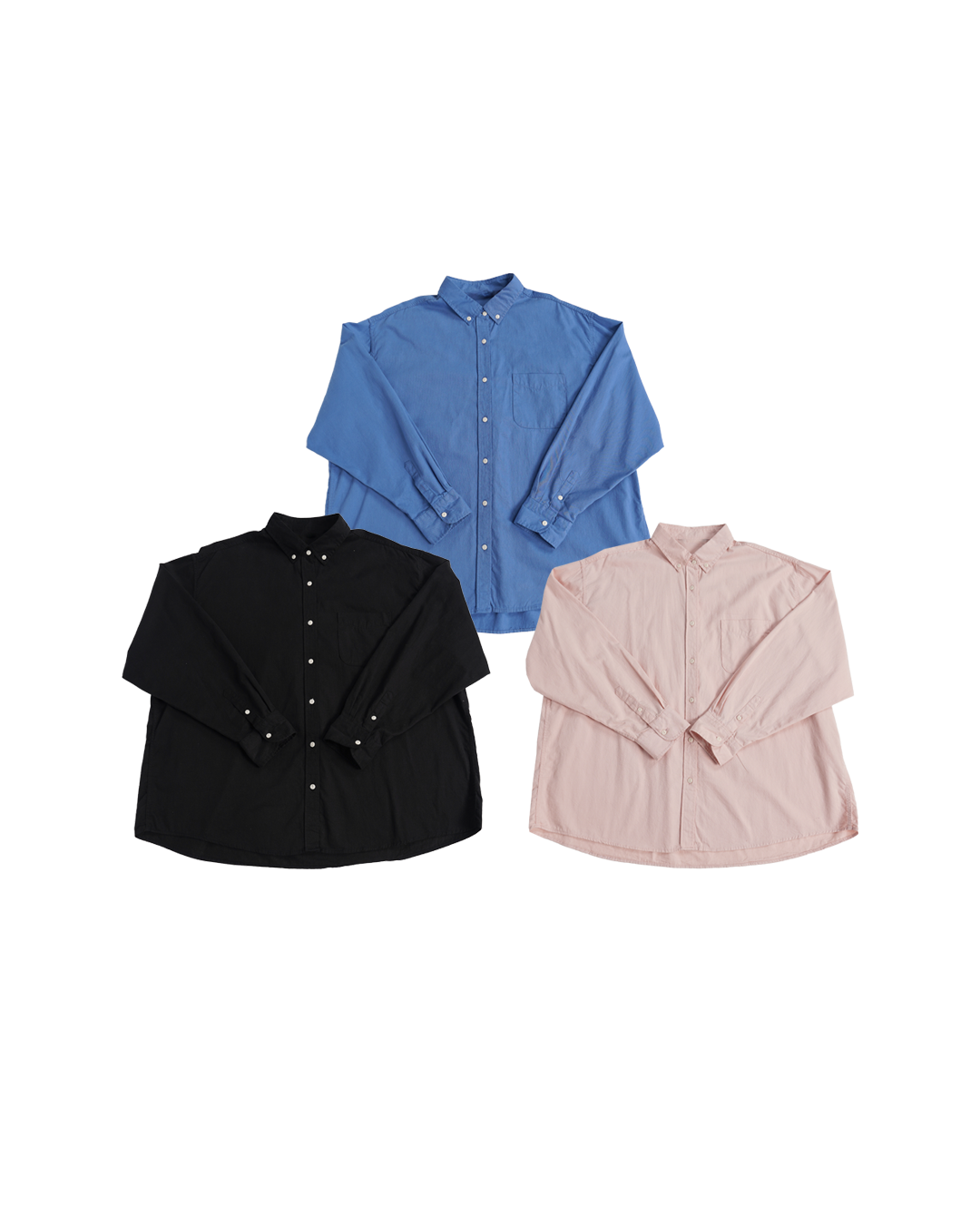 單口袋薄磨毛尖領恤