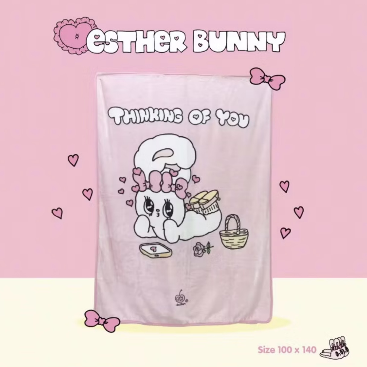 ESTHER BUNNY 艾絲樂小兔 毛毯 毯子 保暖棉被