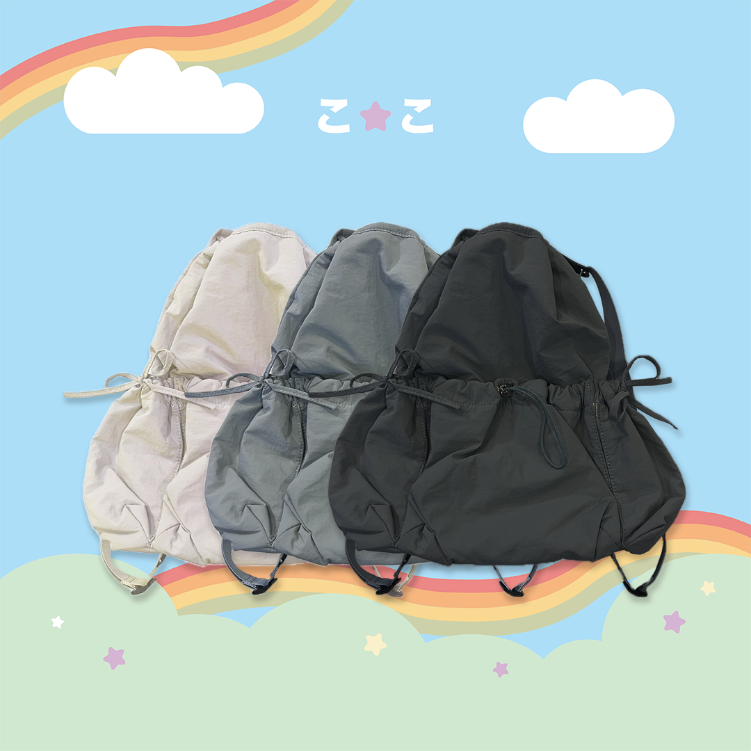 こ♡こ 百搭抽繩後背包