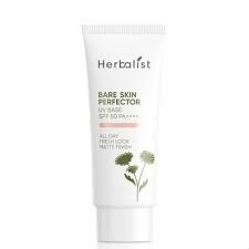 《現貨》Herbalist Bare Skin Perfector UV Base SPF50 PA++++