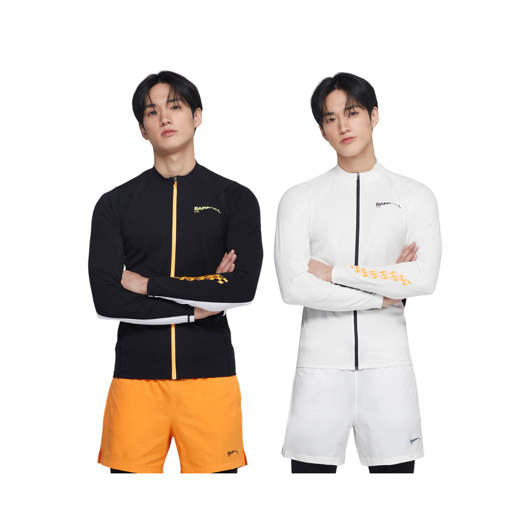 ▲BARREL MOVE 男款拉鍊防曬衣