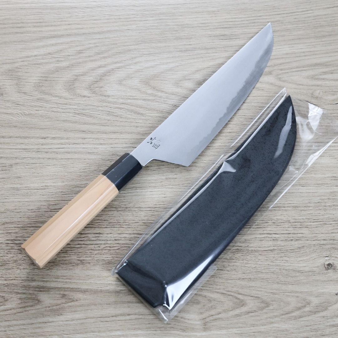 堺孝行焰弧月先丸牛刀210mm 青二鋼