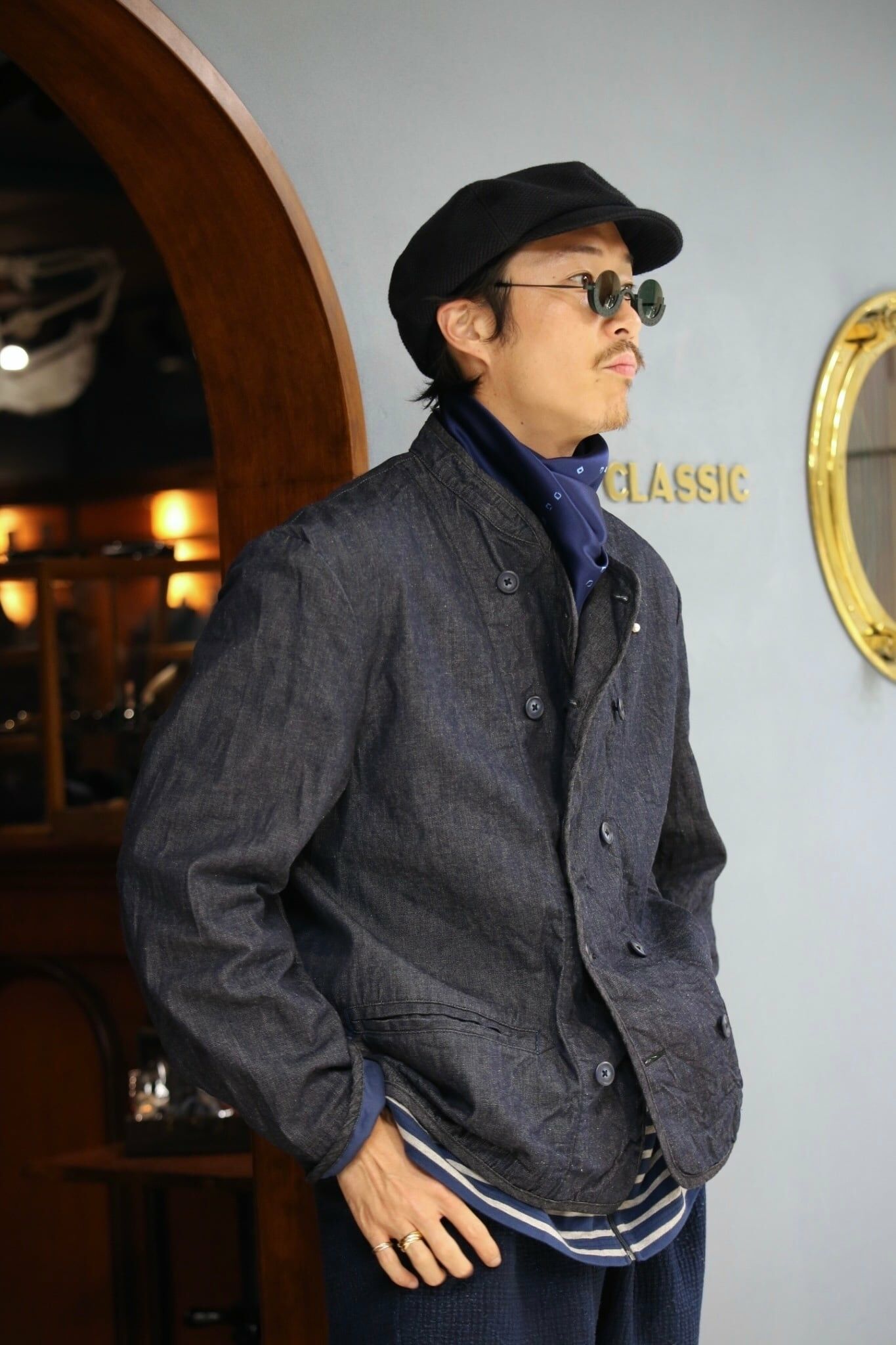 極美品★ Porter Classic DENIM FRENCH JACKET Havati (하바티)