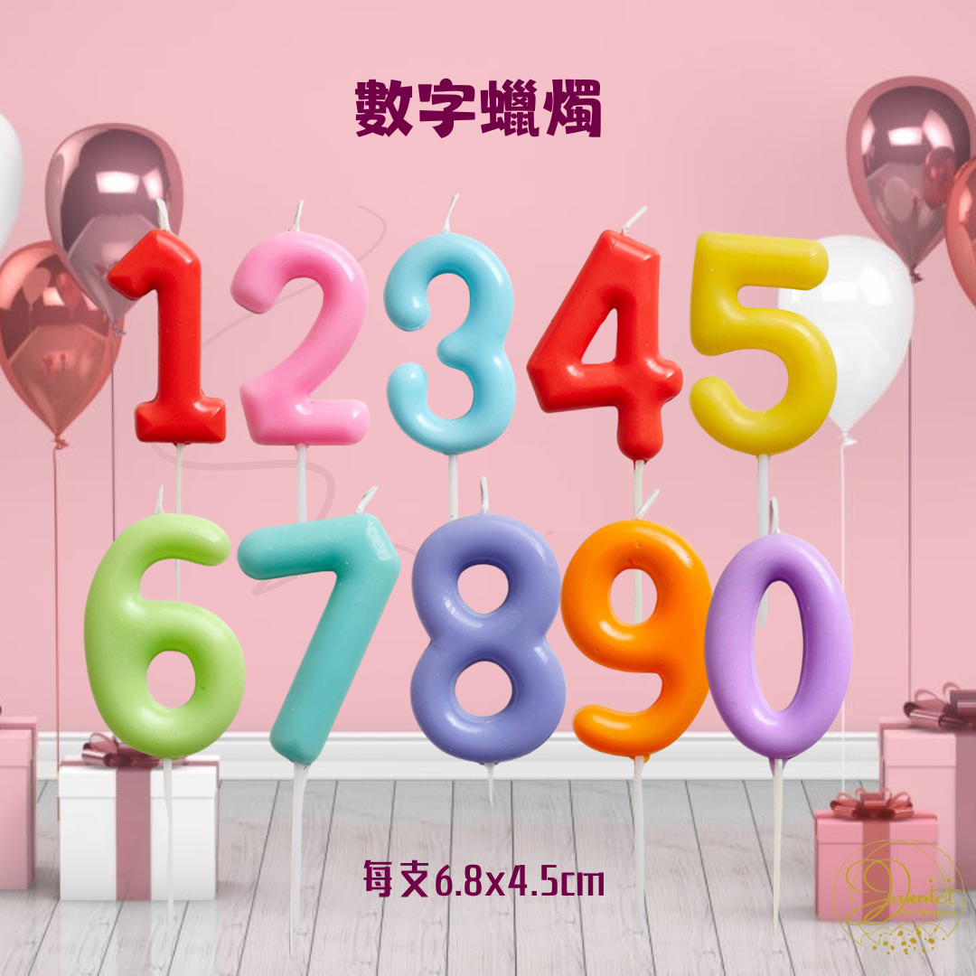 額外加購 - 數字蠟燭