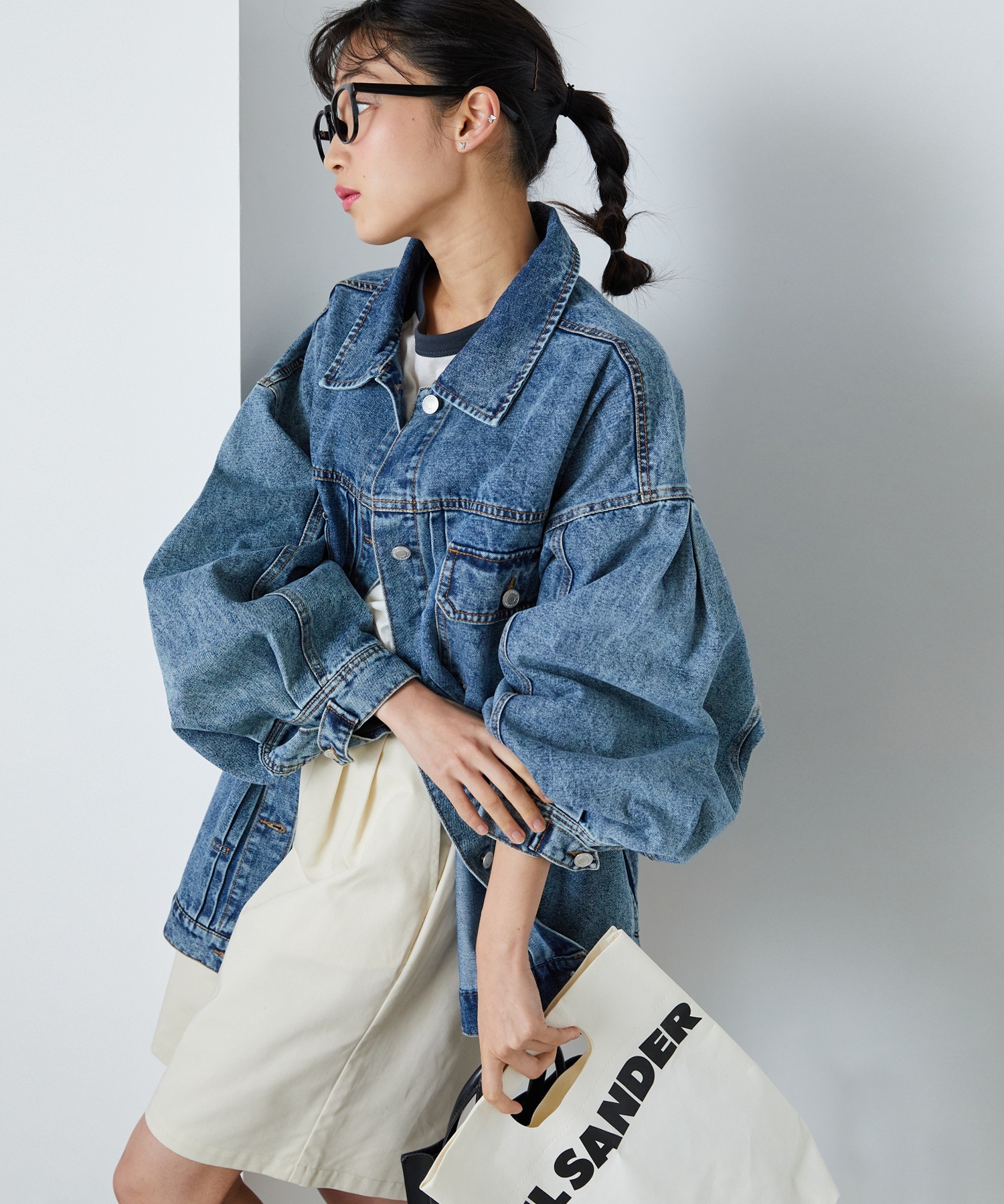 🇯🇵 FORKSY. 牛仔外套 水洗 黑色 藍色 染色 男女 / 現貨✨