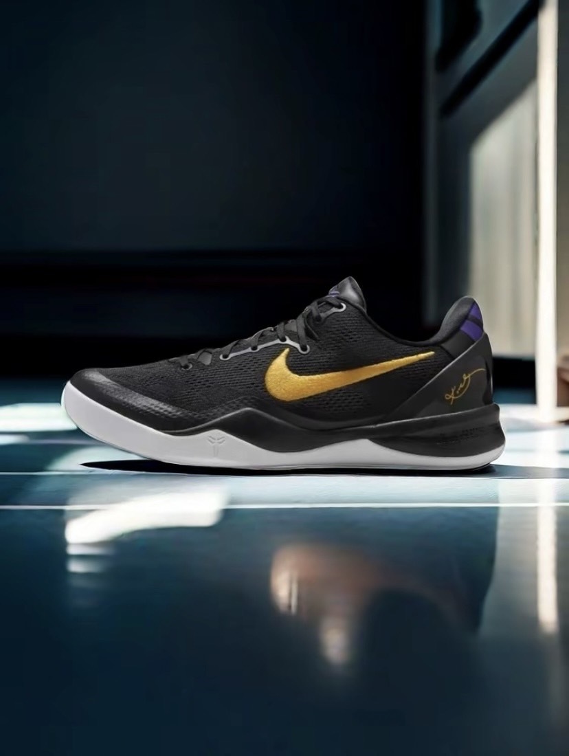 (現貨秒發)Nike Kobe 8 Protro “Lakers Home” 黑黃 籃球鞋 HF9550-001