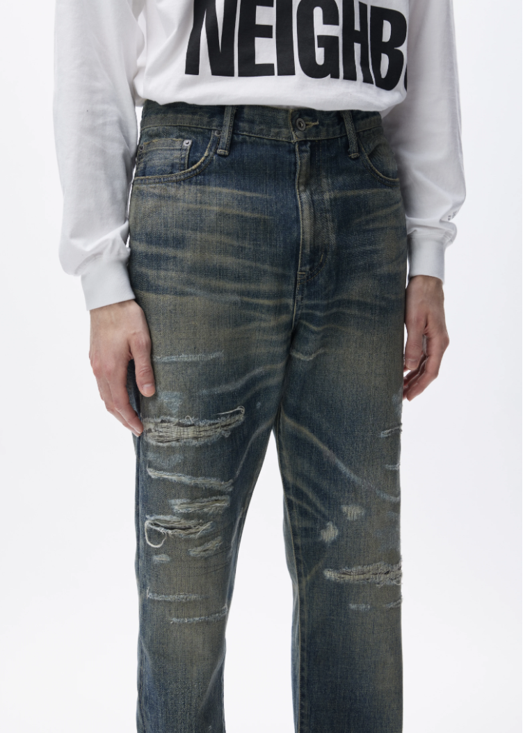 NEIGHBORHOOD FW24 SAVAGE DENIM DP MID PANTS