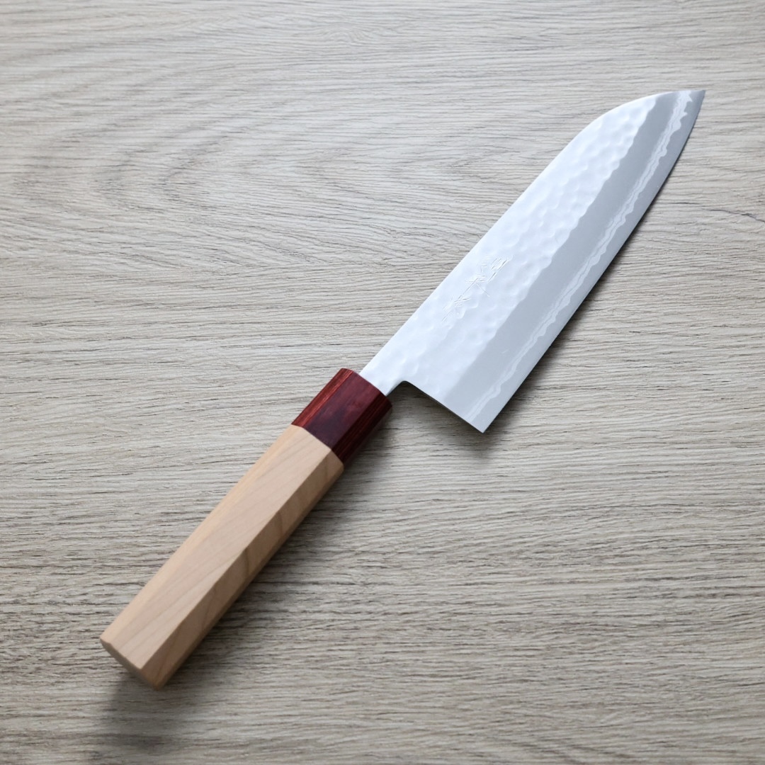 增谷訓生 三德刀 170mm VG10鋼 刻流 和柄