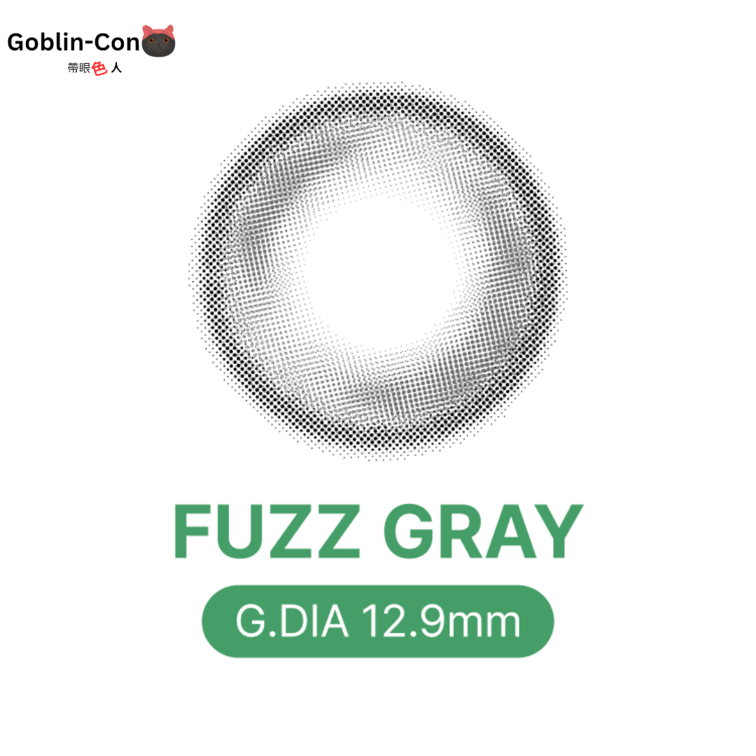 [月拋] LENSSIS 1 Month FUZZ Gray 月拋彩妝隱形眼鏡｜每盒2片