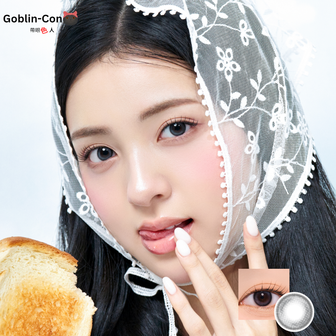 [月拋] LENSSIS 1 Month FUZZ Gray 月拋彩妝隱形眼鏡｜每盒2片