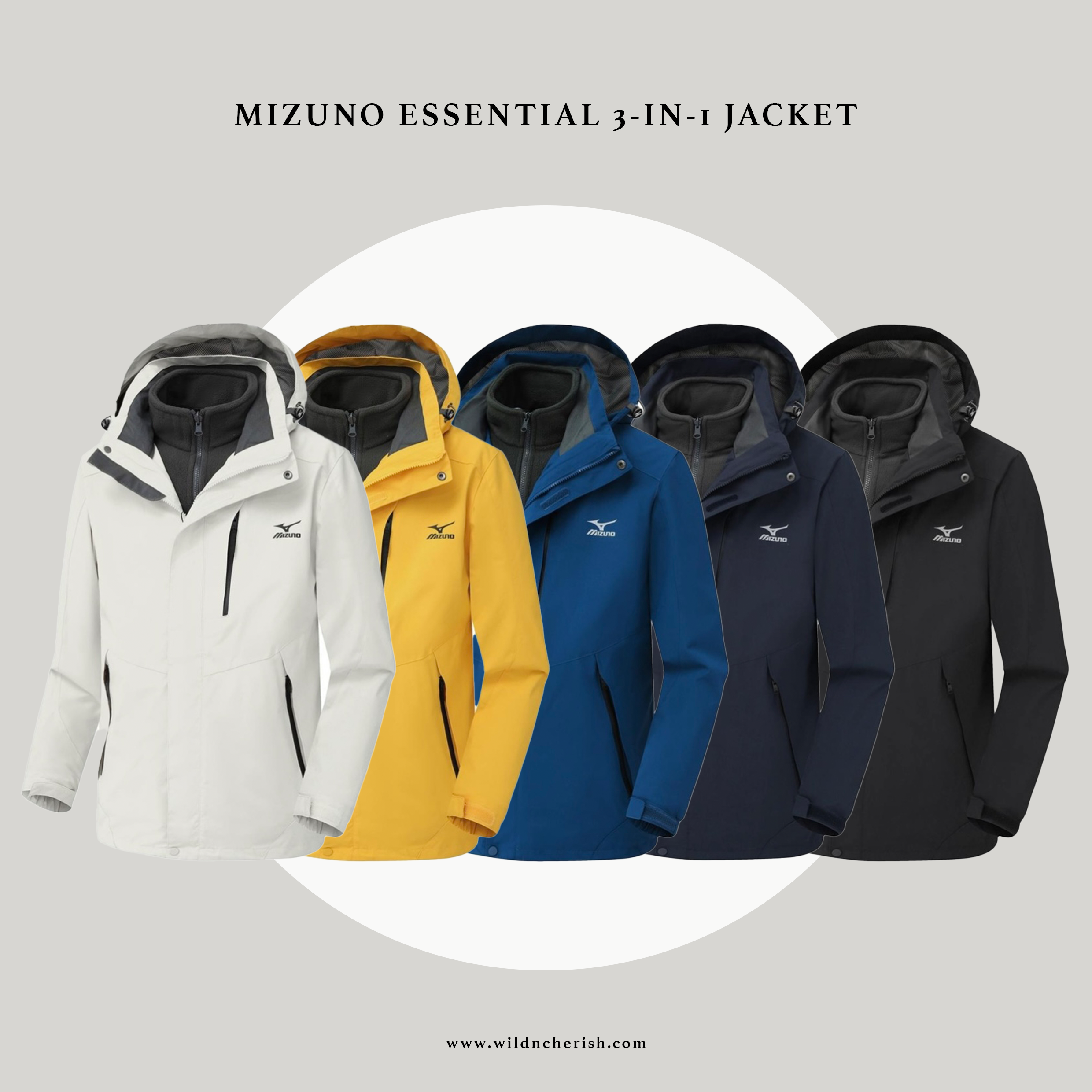 Mizuno Essential 3 in 1 Jacket