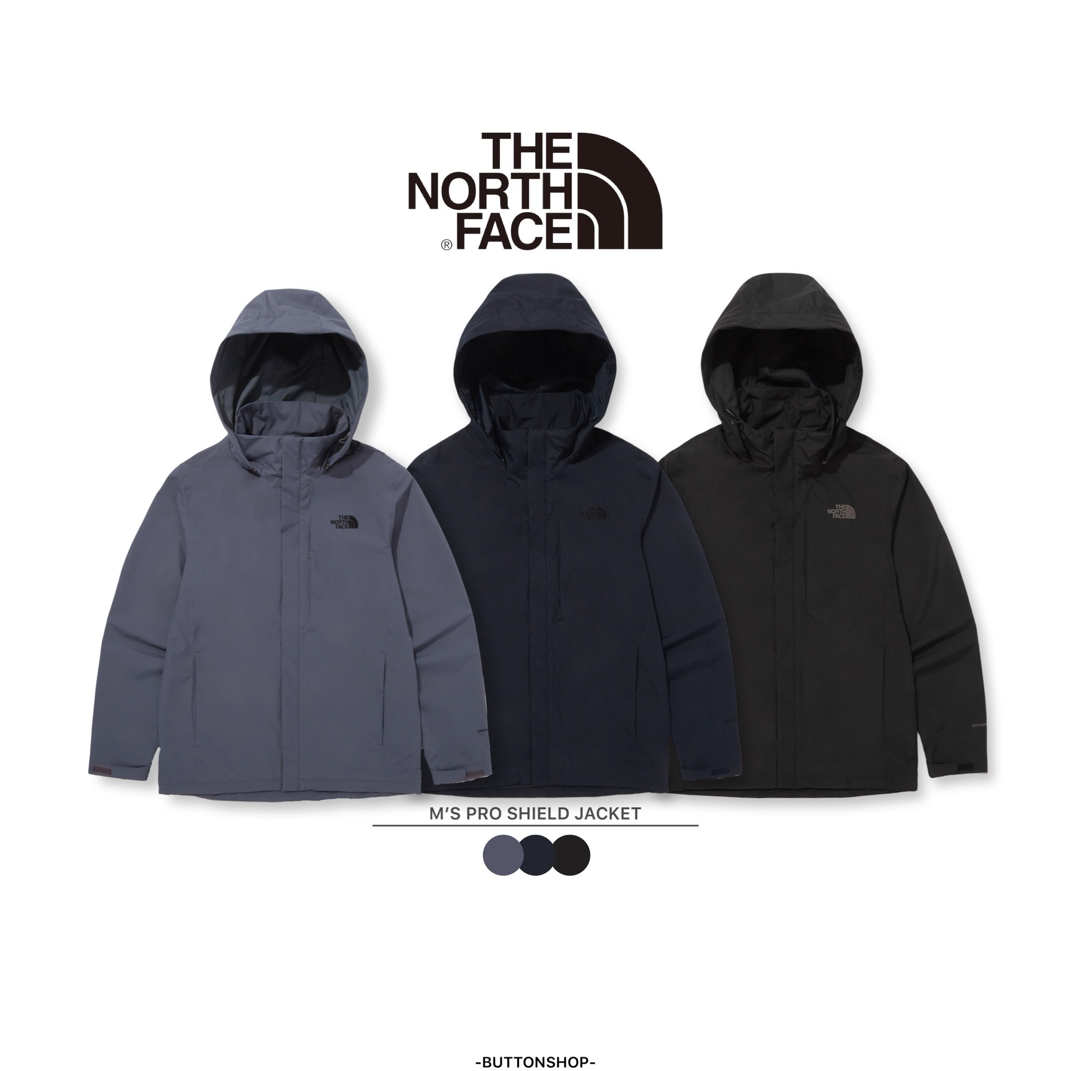 The North Face M'S PRO SHIELD JACKET 北臉PRO 防風防水外套NJ2H