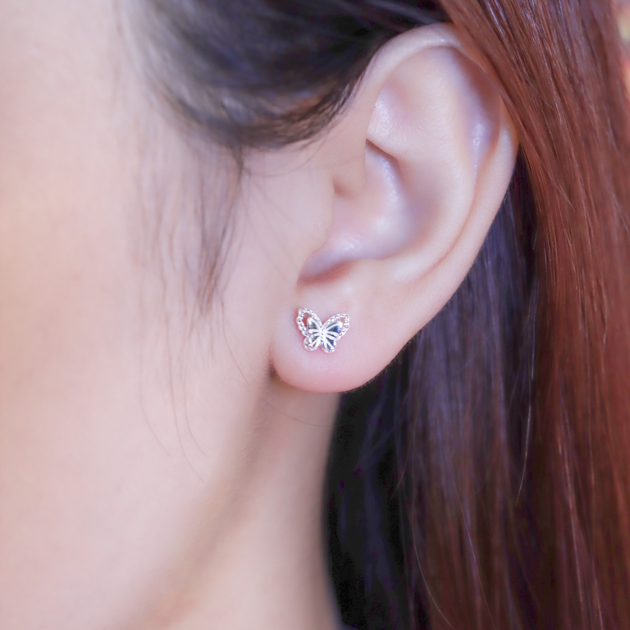 | 925純銀 | 蝴蝶頻率耳環  | EA0839 |