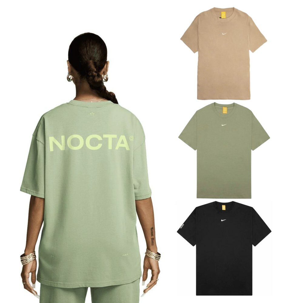 Nike x Nocta T-Shirt 短袖 短T 卡其/油果綠 FN7664-200/FN7664-386