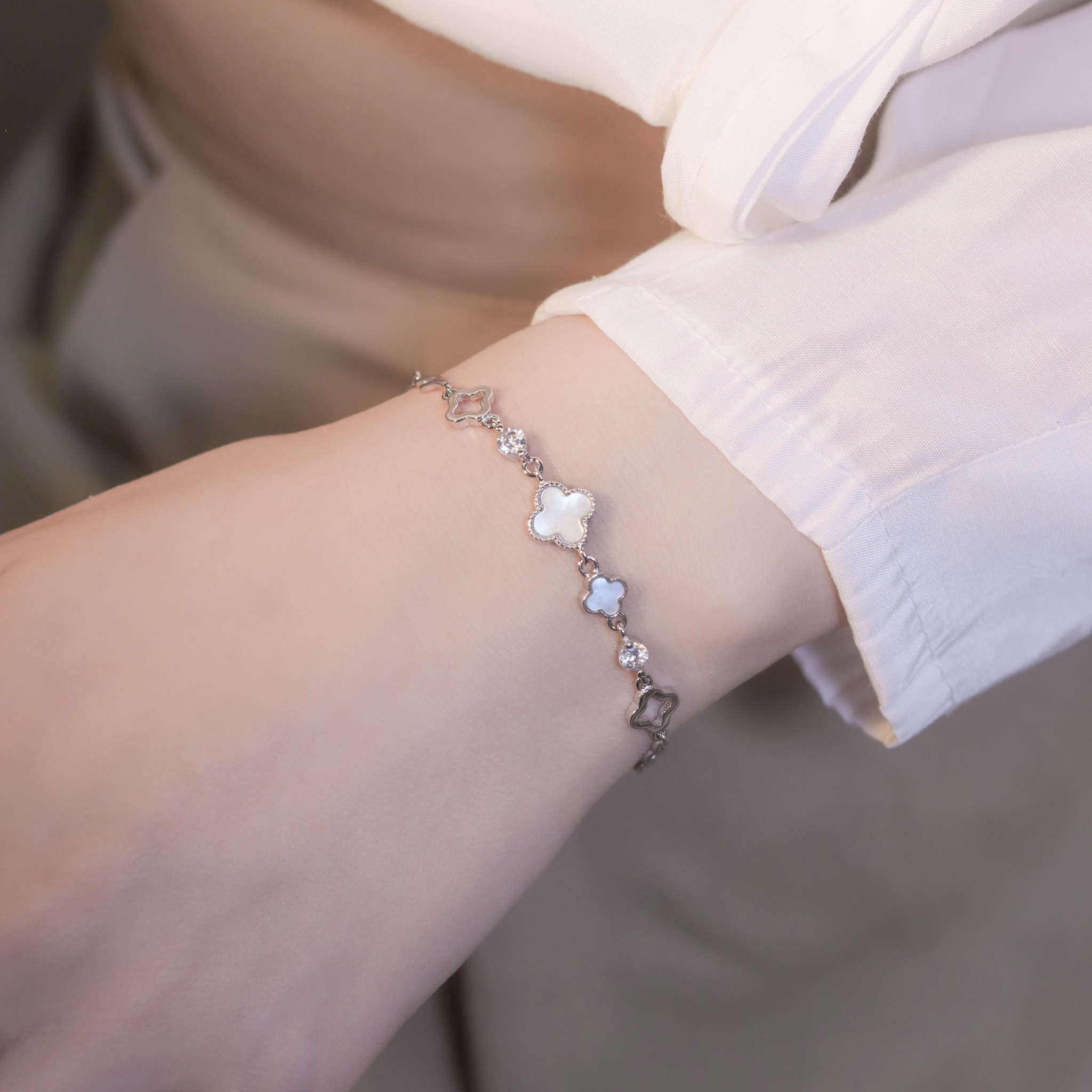 | 925純銀・白金 | 真實的幸福軟手鐲 | BR1157 |