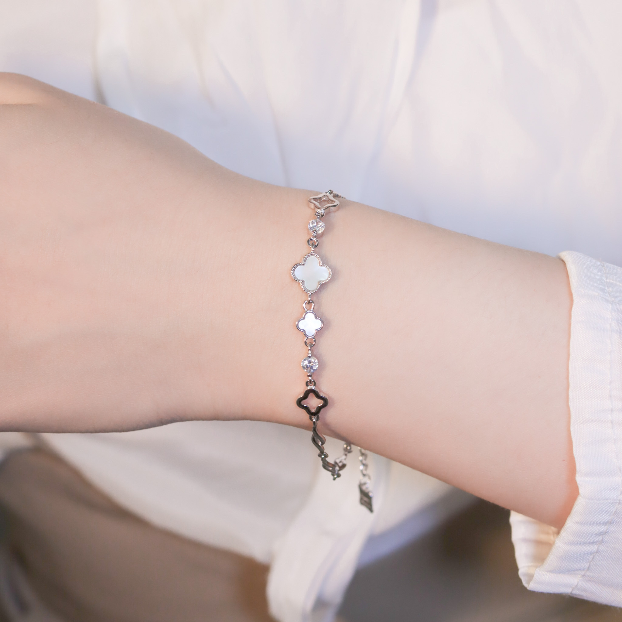 | 925純銀・白金 | 真實的幸福軟手鐲 | BR1157 |