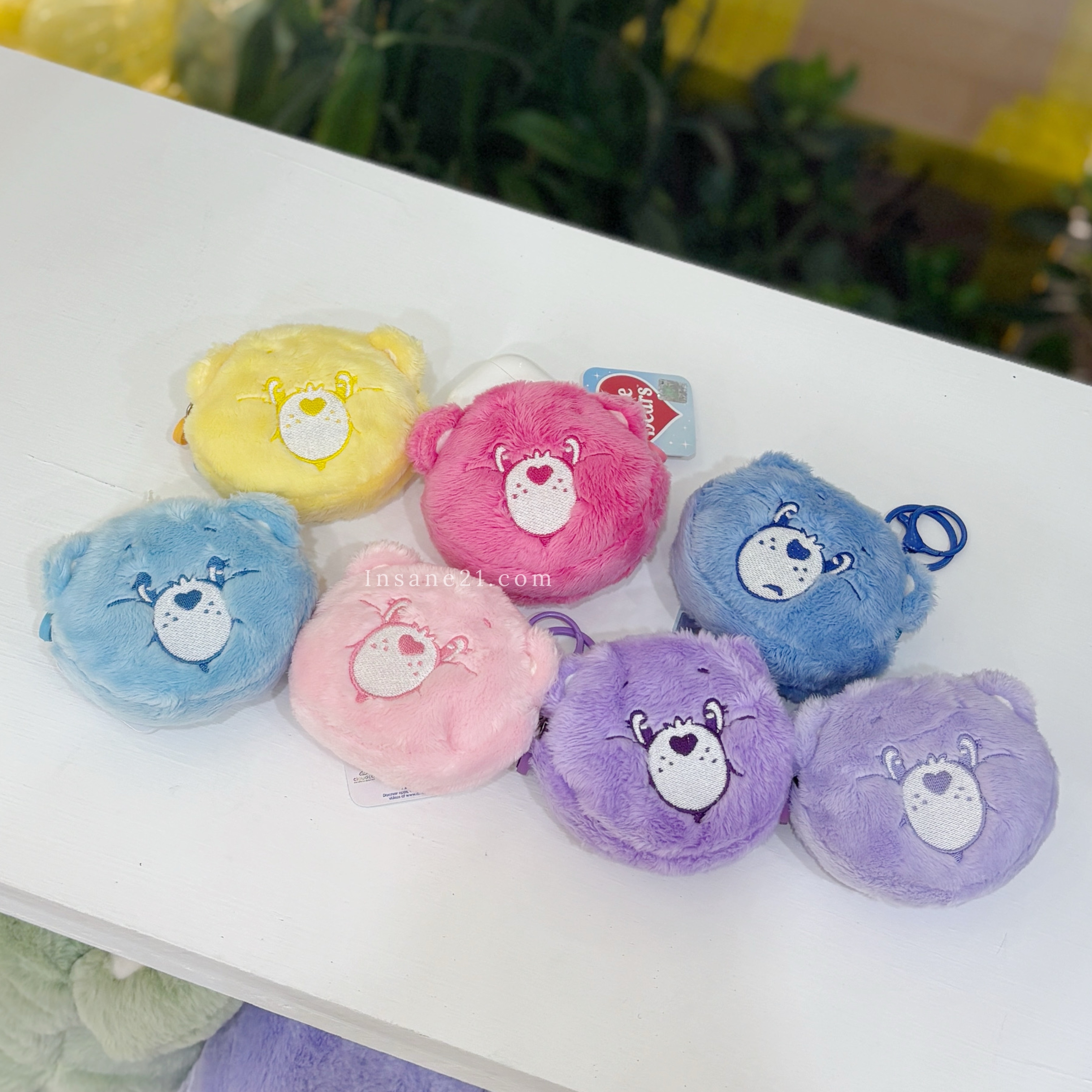 CARE BEARS 彩紅熊 大頭 造型 耳機包 代購