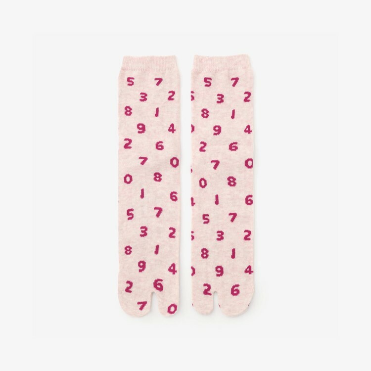 SOU・SOU 環保分趾襪 / 十數 淺灰桃【女性用】【23〜25cm​】
