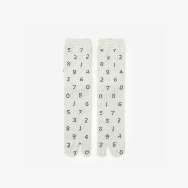 SOU・SOU 環保分趾襪 /十數 乳白色 亮絲線【女性用】【23〜25cm​】