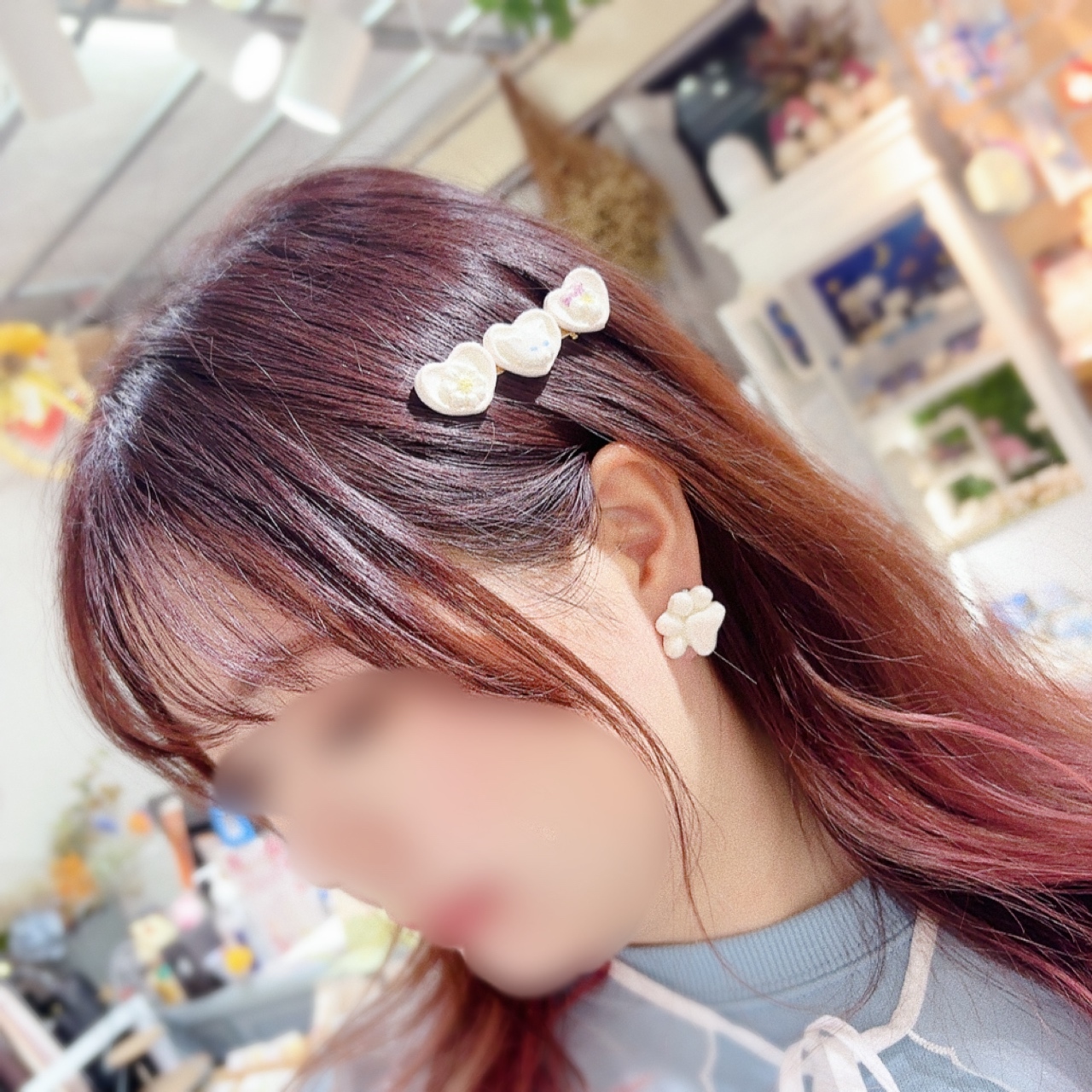 [手作家] 貓咪髮夾/耳環/胸針