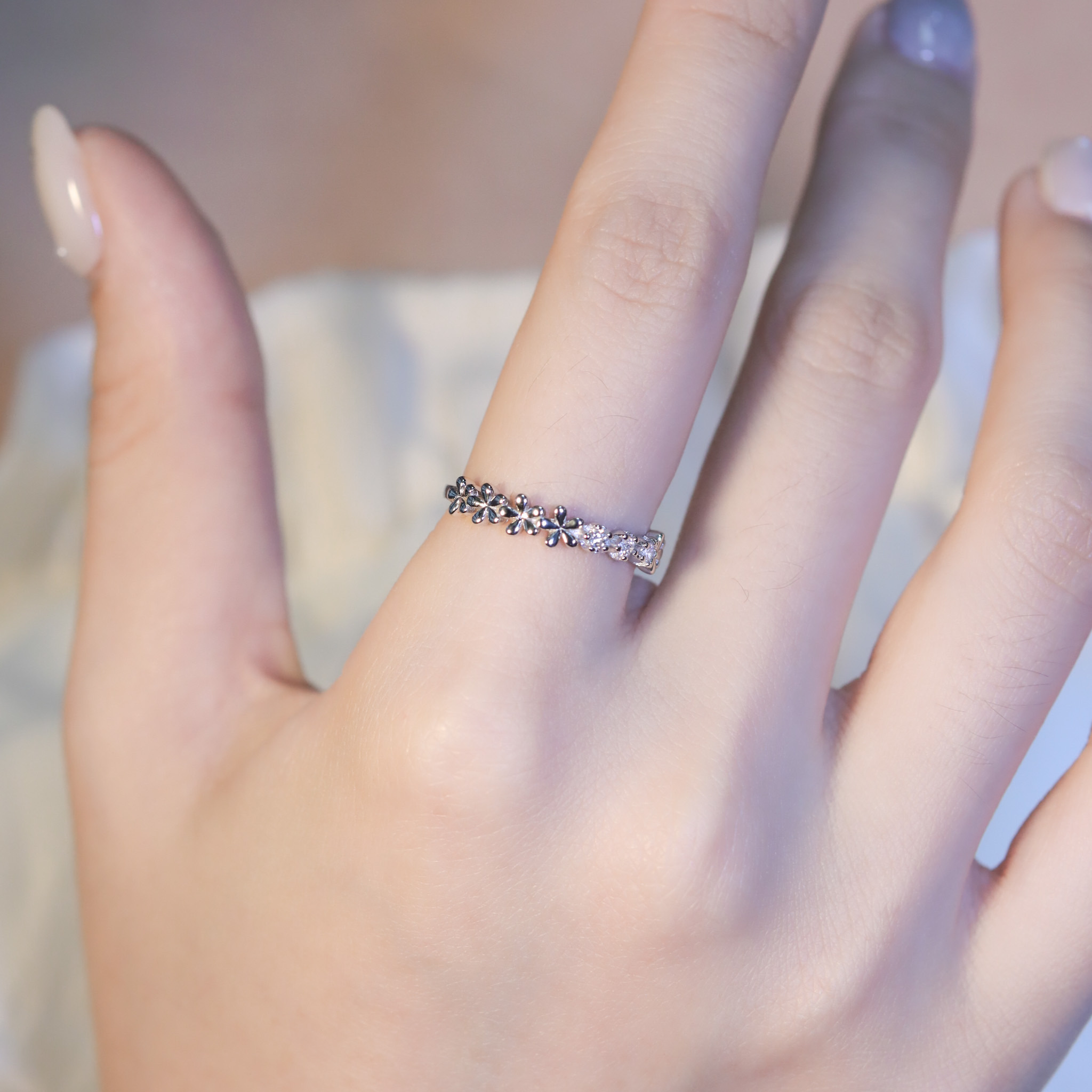 | 925純銀 | 花語絮絮戒指 | RI0733 |