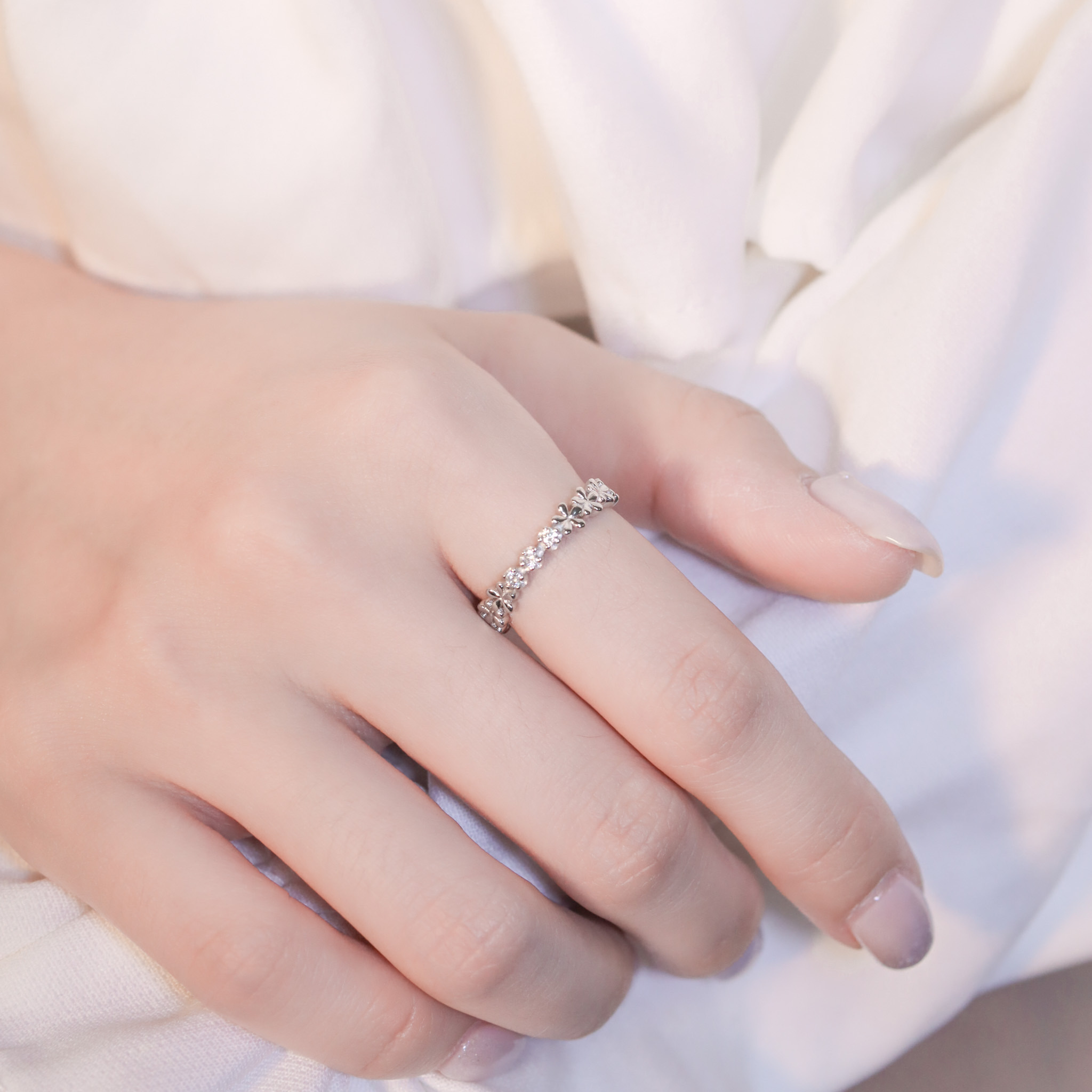 | 925純銀 | 花語絮絮戒指 | RI0733 |