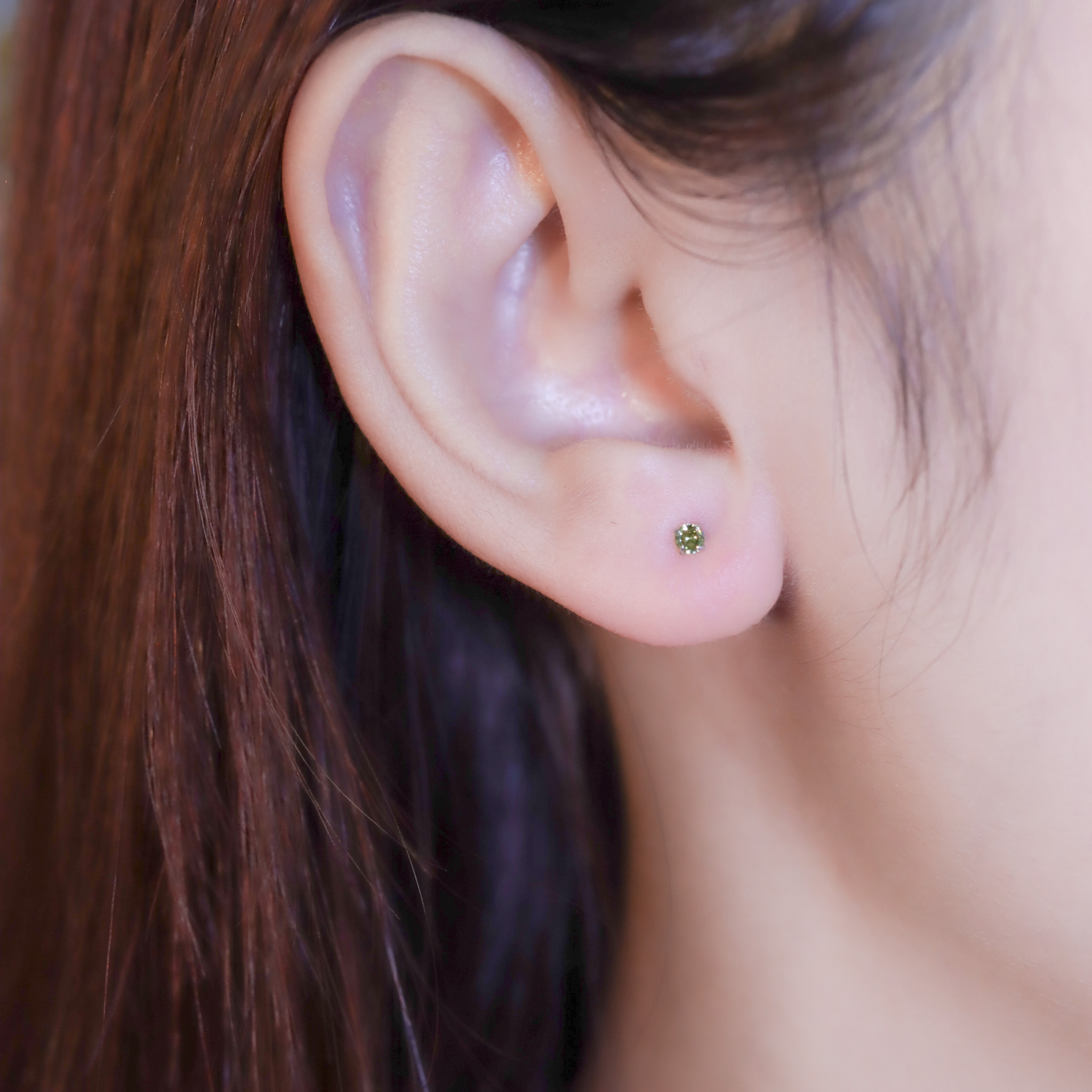 | 999足銀 | 小彩虹耳環（綠色/紫色/粉色） | EA0829 |