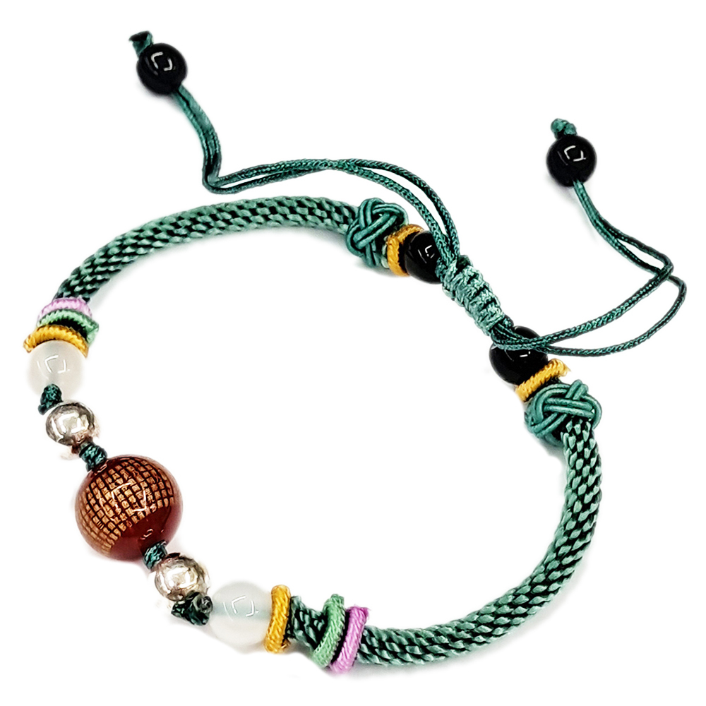 心經{毫雕}紅玉髓 中國結手鍊【十方】151589