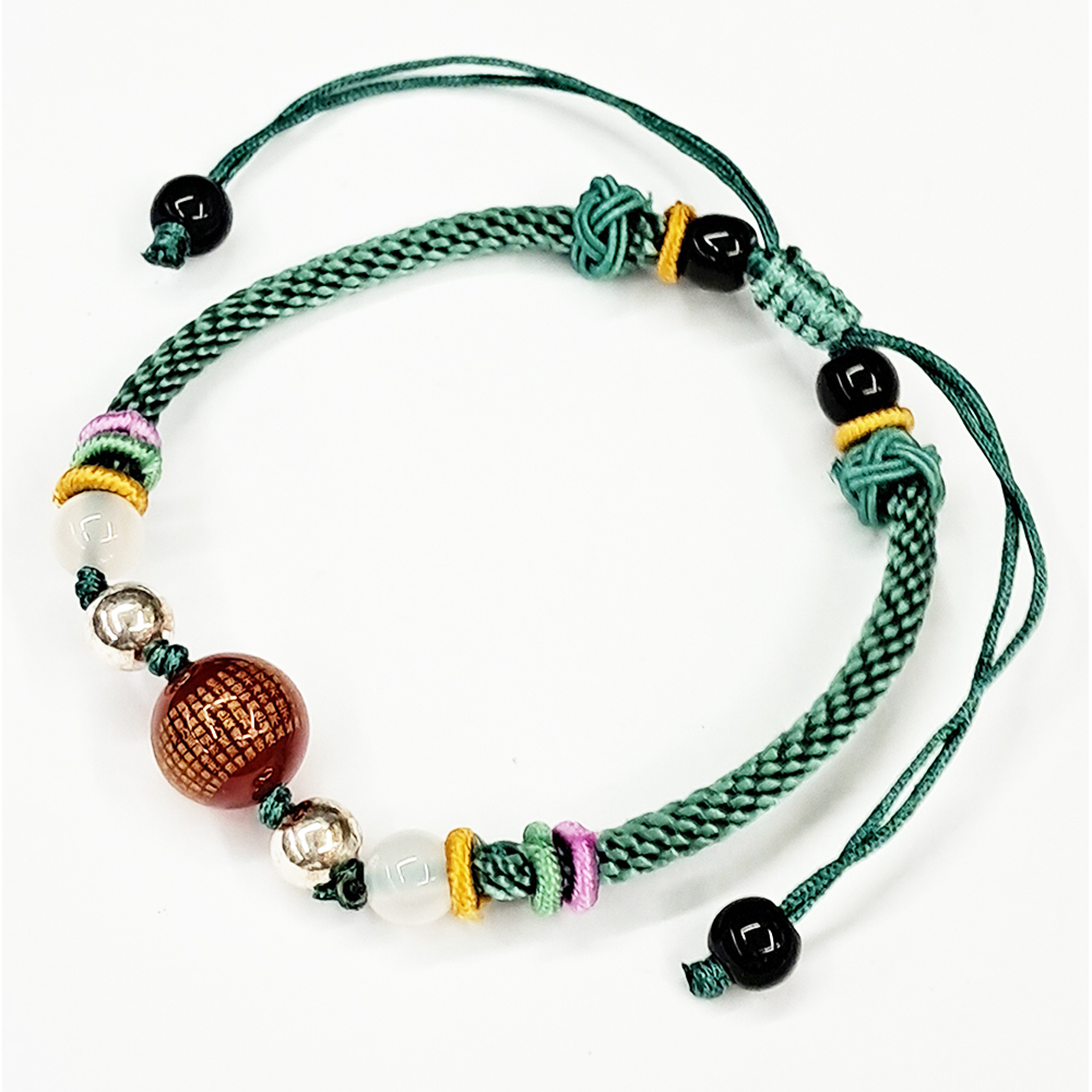 心經{毫雕}紅玉髓 中國結手鍊【十方】151589