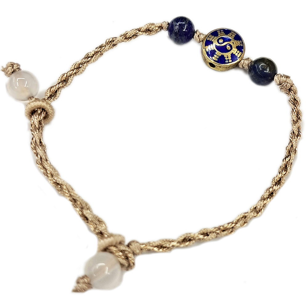 太極八卦{純銀}中國結手鍊【十方】151608