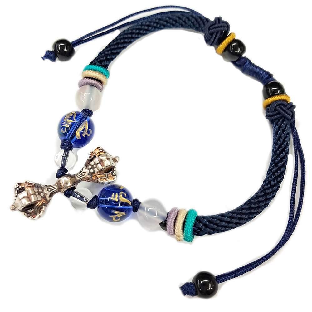 金剛杵{純銀}中國結手鍊【十方】151718