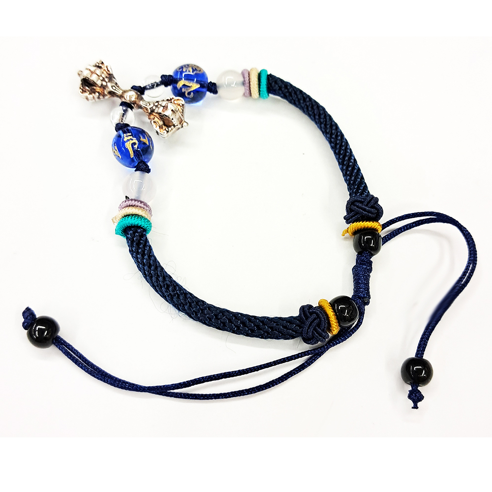 金剛杵{純銀}中國結手鍊【十方】151718