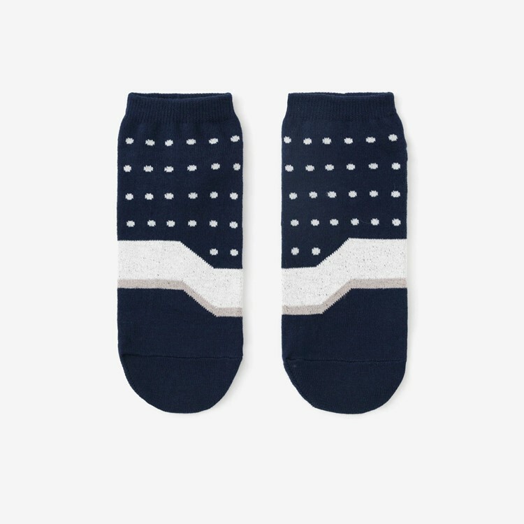 SOU・SOU 圓頭襪(腳踝長度) / 雪山 夜 【25〜28cm】