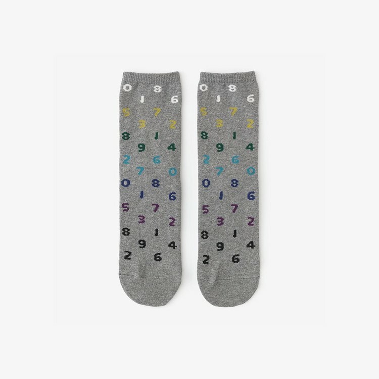 SOU・SOU 圓頭襪(普通長度) / 十數 漸變 淡灰色【25〜28cm​】