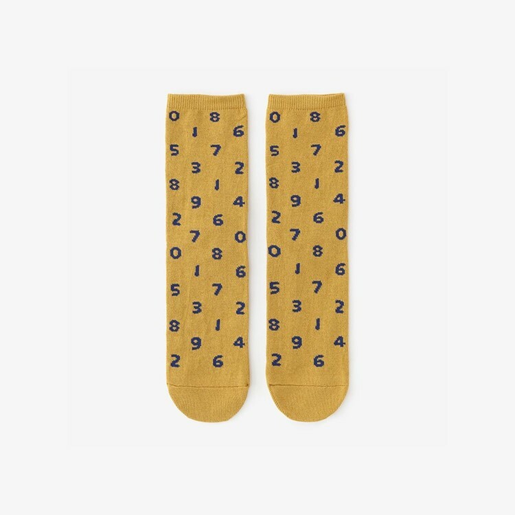 SOU・SOU 圓頭襪(普通長度) / 十數 芥末黃【23〜25cm​】