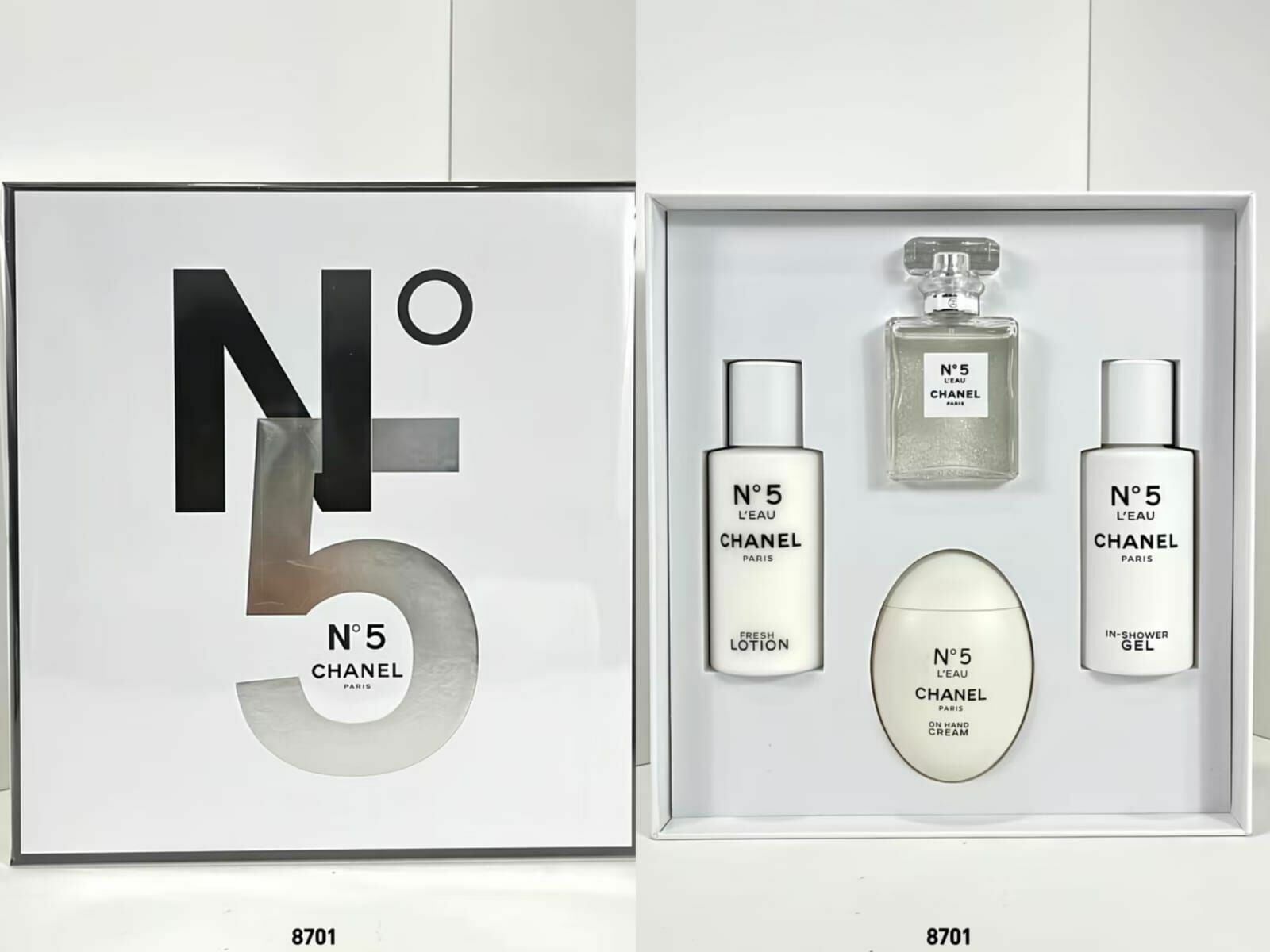 Chanel五號之水香氛四件套