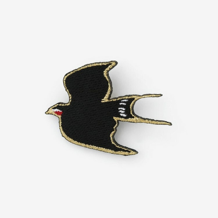 SOU・SOU 刺繡胸針 / 玄鳥至