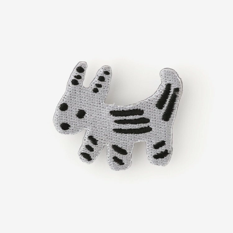 SOU・SOU 刺繡胸針 / 土偶 犬形