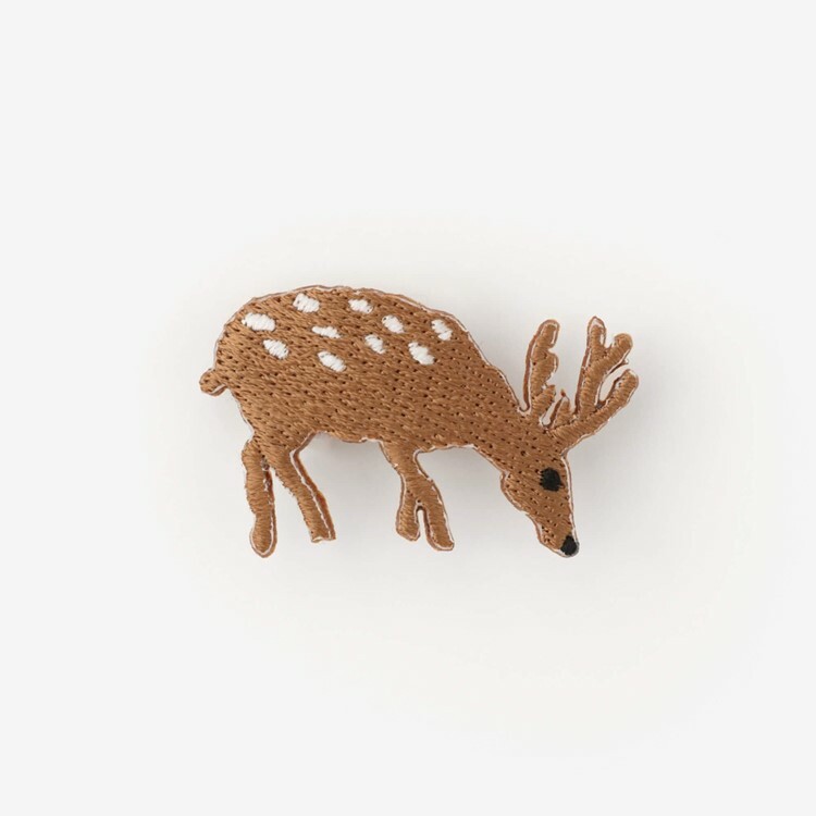 SOU・SOU 刺繡胸針 / 鹿