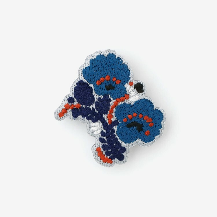SOU・SOU 刺繡胸針 / 熱情