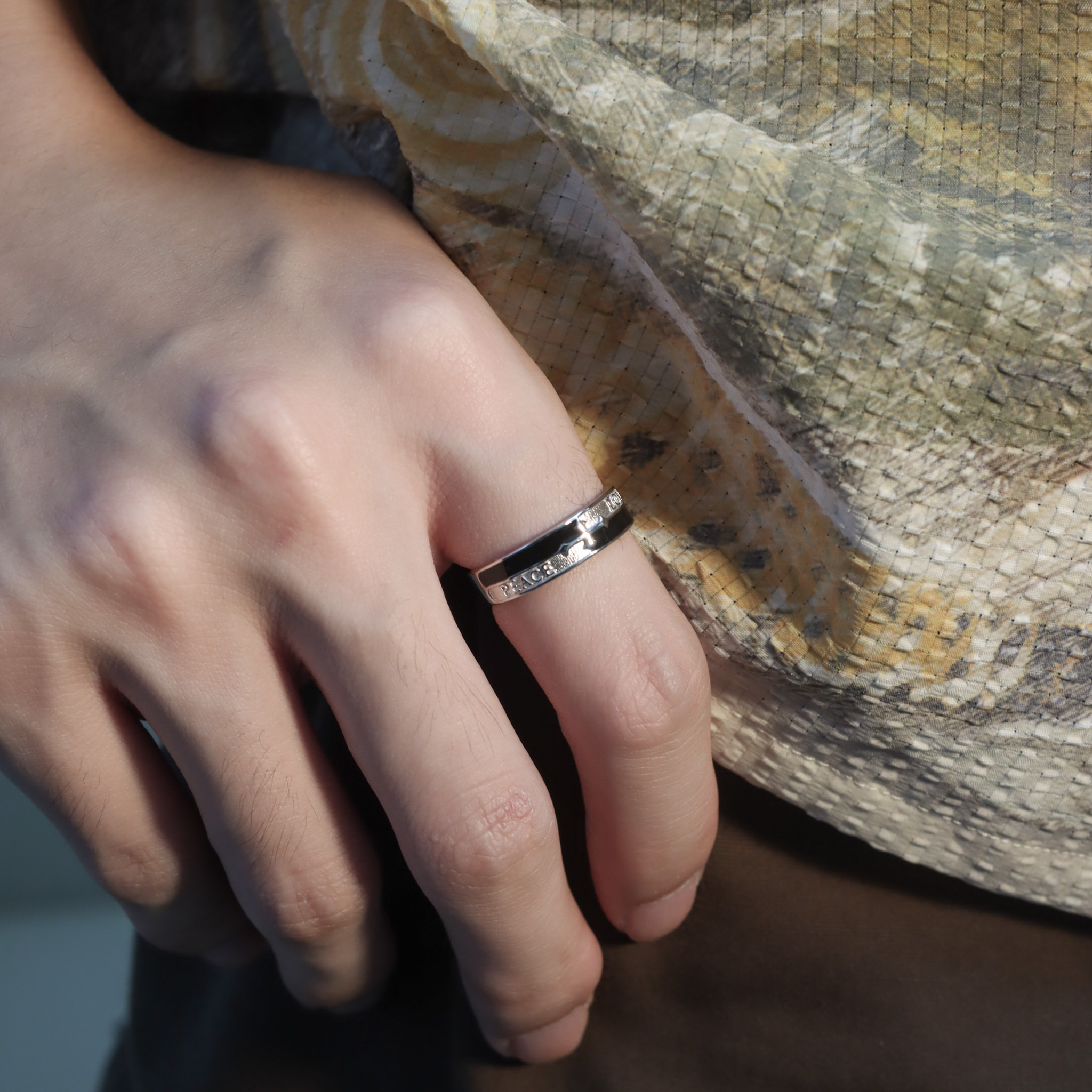 | 925純銀・厚鍍白金 | 不改初衷戒指  | RI0724 |