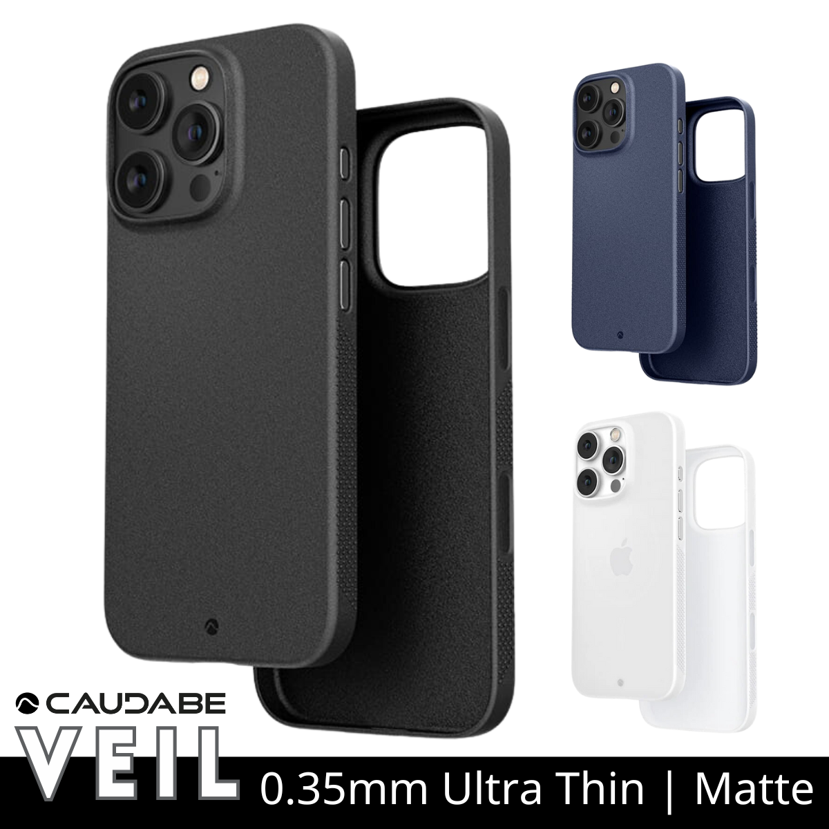 Caudabe Veil 激薄手機殼 -iPhone 16 Pro Max