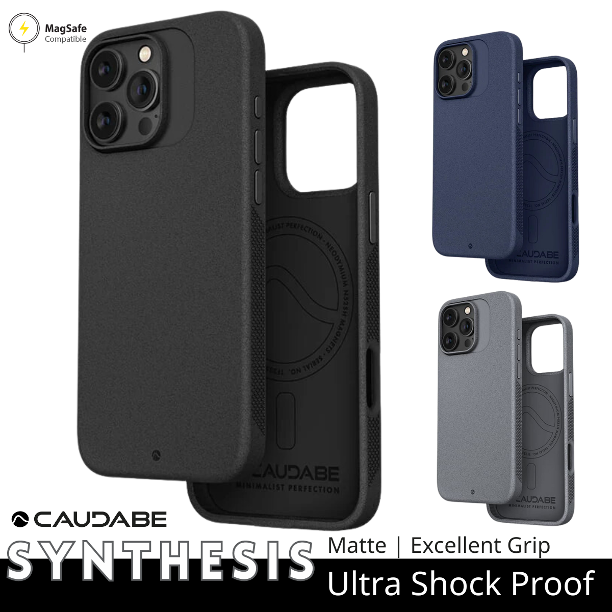 Caudabe Synthesis MagSafe 強效防撞手機殼 - iPhone 16 Pro Max